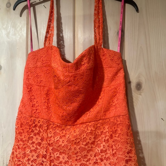 Lace betsy johnson asymmetrical halter dress - Picture 7 of 8